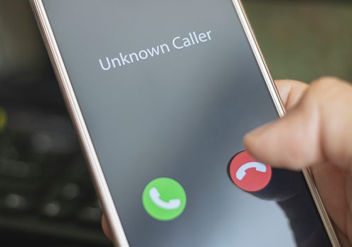 unknown caller